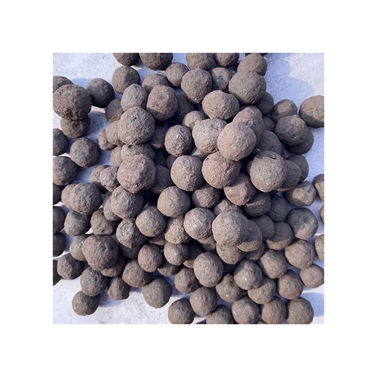 Низкоалюминиевые гранулы железной руды Fe 62, высокая прочность на давление
