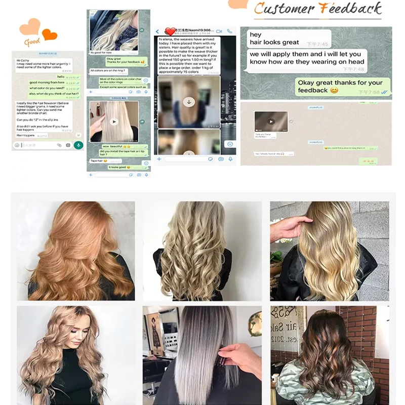 Оптовая продажа зажим для наращивания волос 100% человеческих натуральных