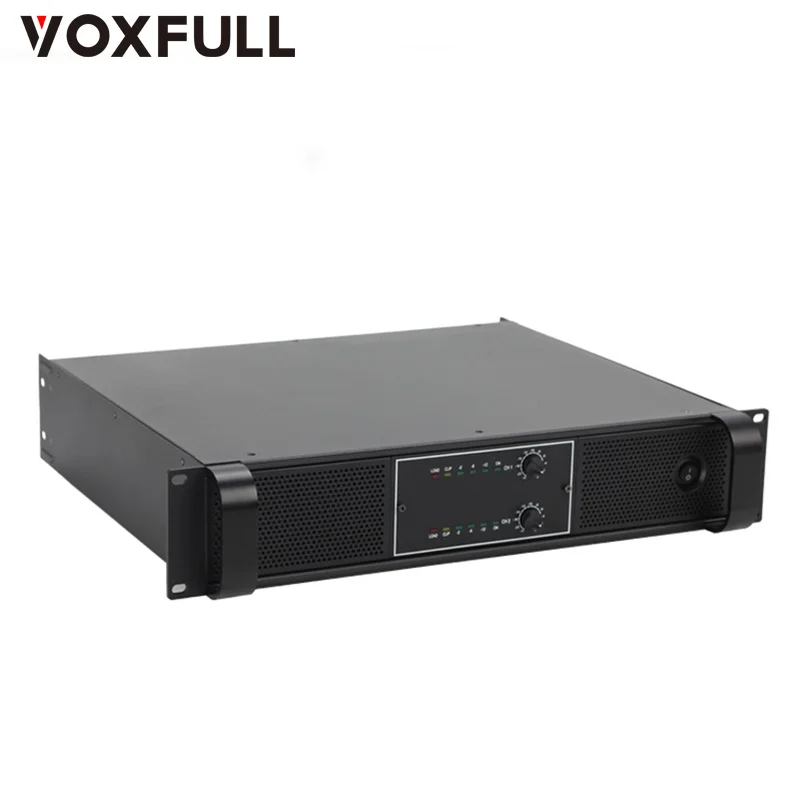 Voxfull TA203 Professional Power Amplifier 2 Channel  300W*2 Subwoofer High Power Amp Power Amplifier