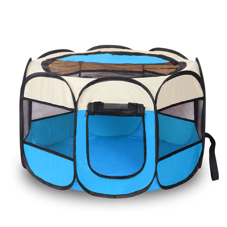 Портативный манеж для домашних животных небольшого Манежа в помещении и на открытом воздухе со съемной молнией