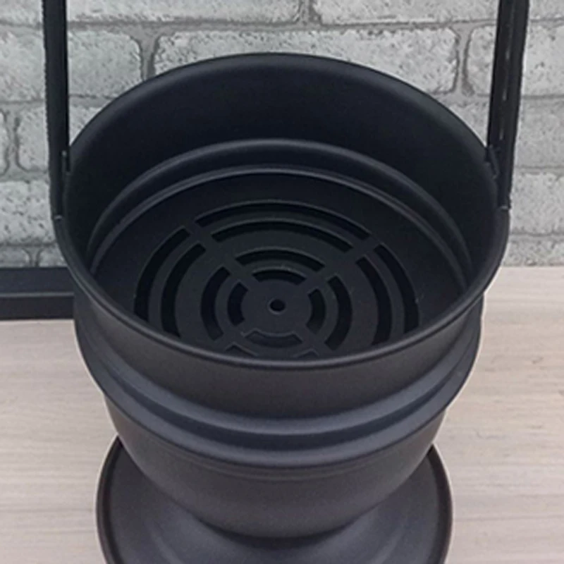 Black hookah accessories chicha hookah sheesha coal hand basket shisha charcoal holder charcoal basket