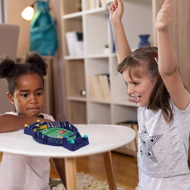 Bemay Toy Double Soccer Toy Table Game for Kids Promotion Gift Plastic Football Game Sports Toys