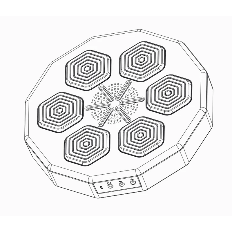 Upgraded version of the smart music function can be customized boxing target