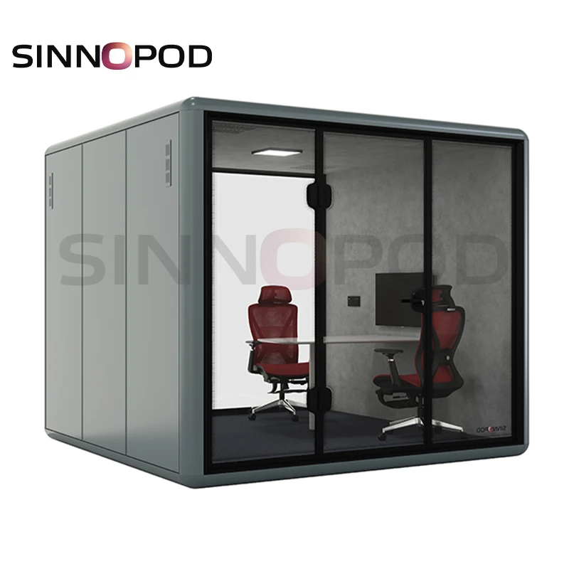Office Building Meeting Room Pods Privacy Calling Phone Booth Soundproof Audio Booth Portable Vocal Booth For Sale