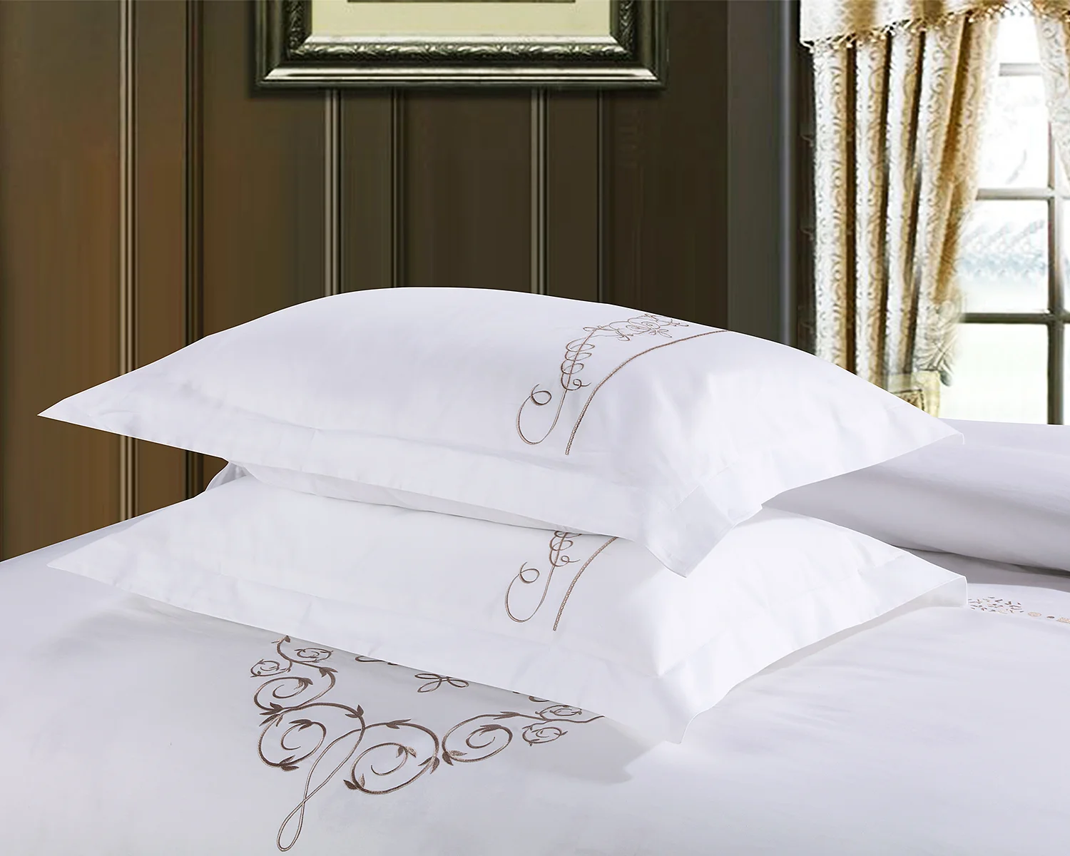 Manufacturer Wholesale Customizable 5 Star Luxury 1000 Thread Count Egyptian Cotton Westin White Bed Linen Hotel Sheets