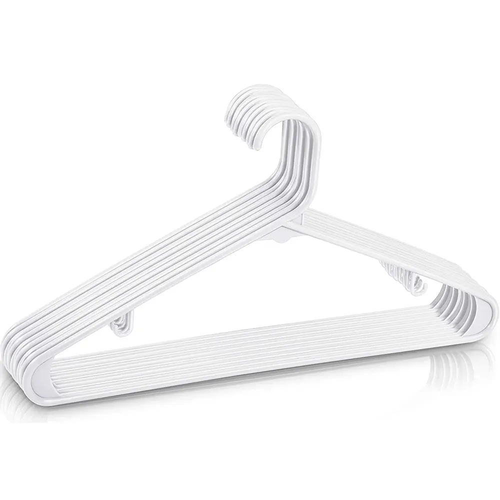 Plastic Hangers Durable Clothes Hooks Space Saving Hangers Perfect Use Weight Clothes Hangers