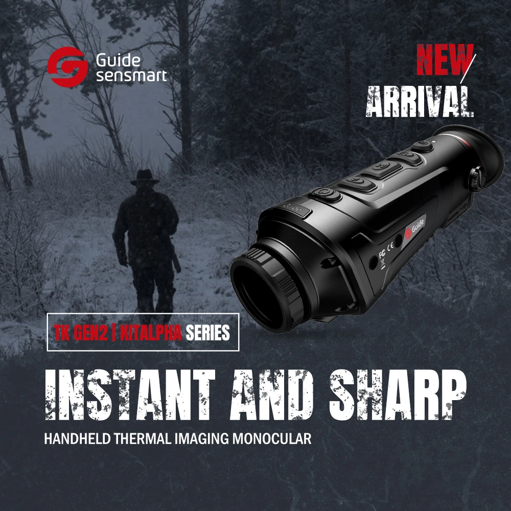Guide TK431 Handheld Thermal Imaging Infrared Monocular night vision long ranger monocular thermal monocular with WIFI
