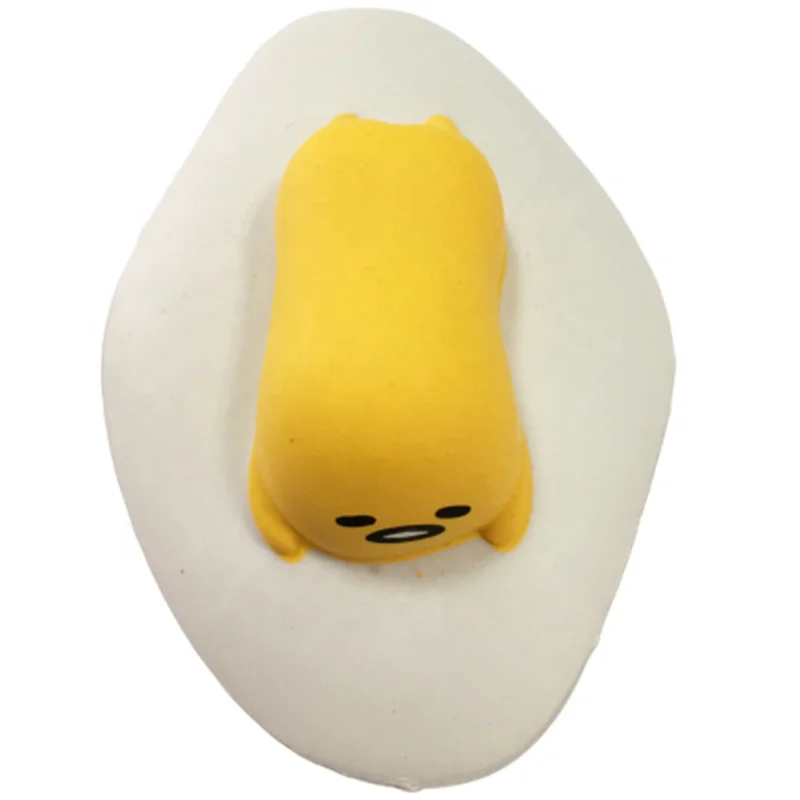 Custom Made Novelty TPR Joke Decompression Stress Reliever Egg Squishy Toys For Adults