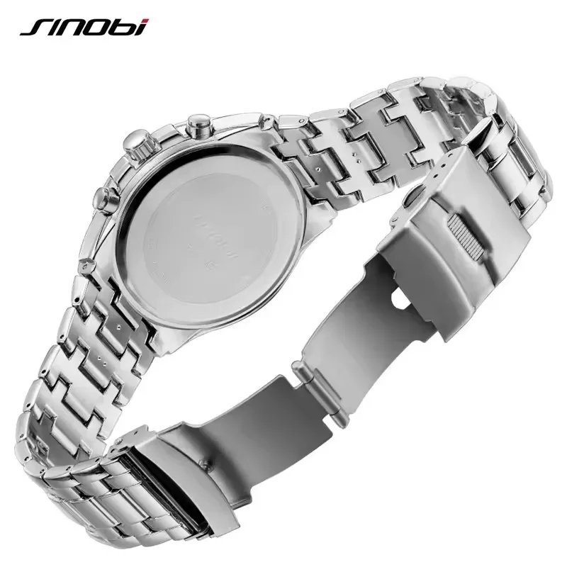 SINOBI 9720 Mens Luxury Watch S9720G Luminous Fashion Luxury Quartz Watch For Men Jam Tangan Pria Relogio Masculino Montre Homme