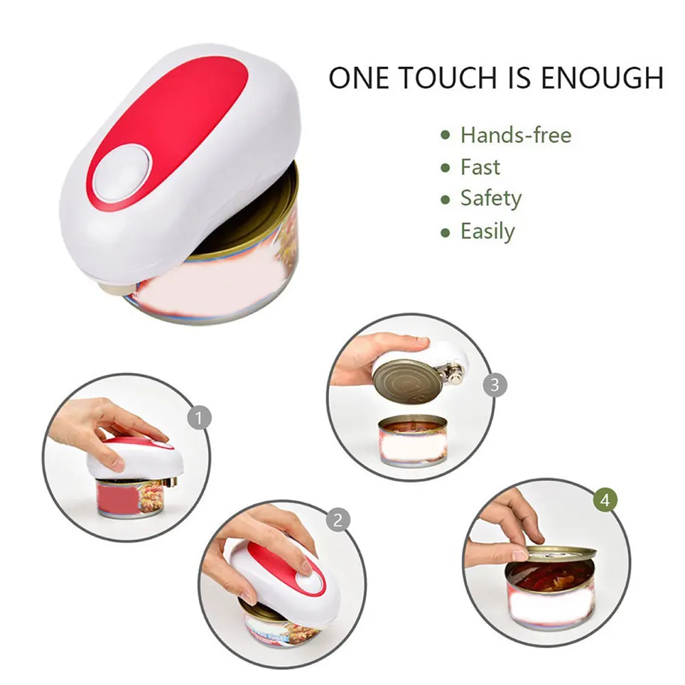 Electric Jar Opener Useful Gadgets Easy To Open Automatic Safety High Power Opener Can Kitchen Gadgets Tools Electric Can Opener