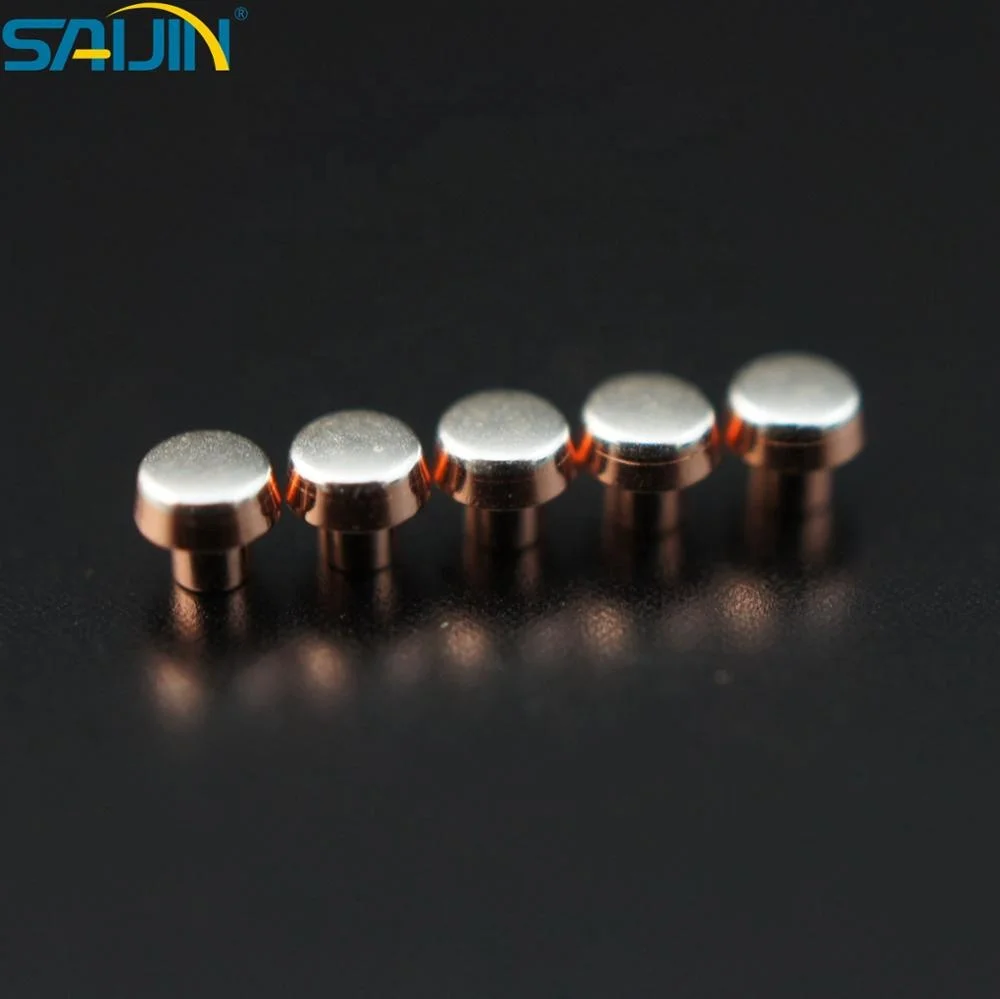 AgSnO2 electrical silver contact points for electric wall  switch  socket