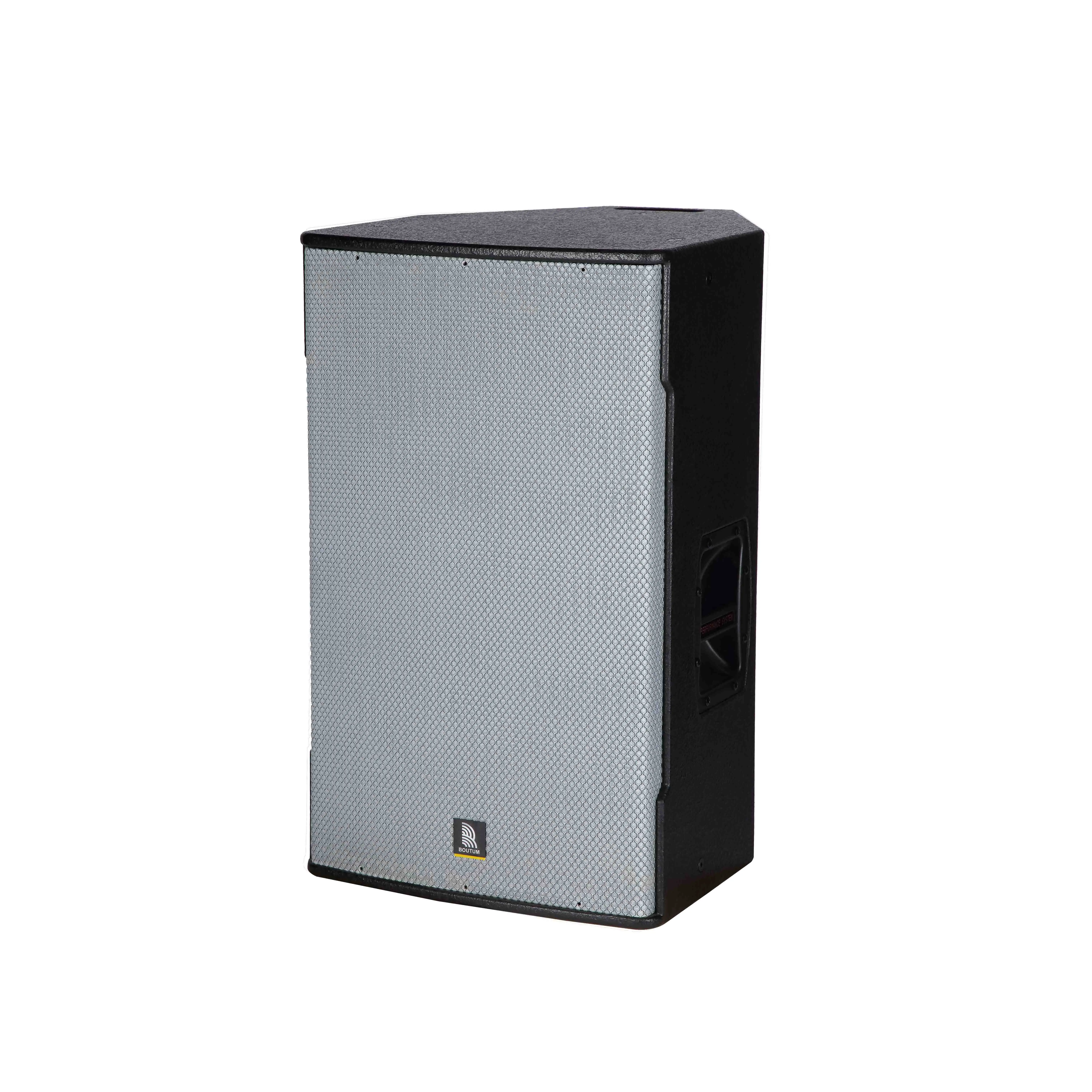 Boutum Audio active pa speakers professional full range 2 way 550W 15 inch loudspeaker for stage