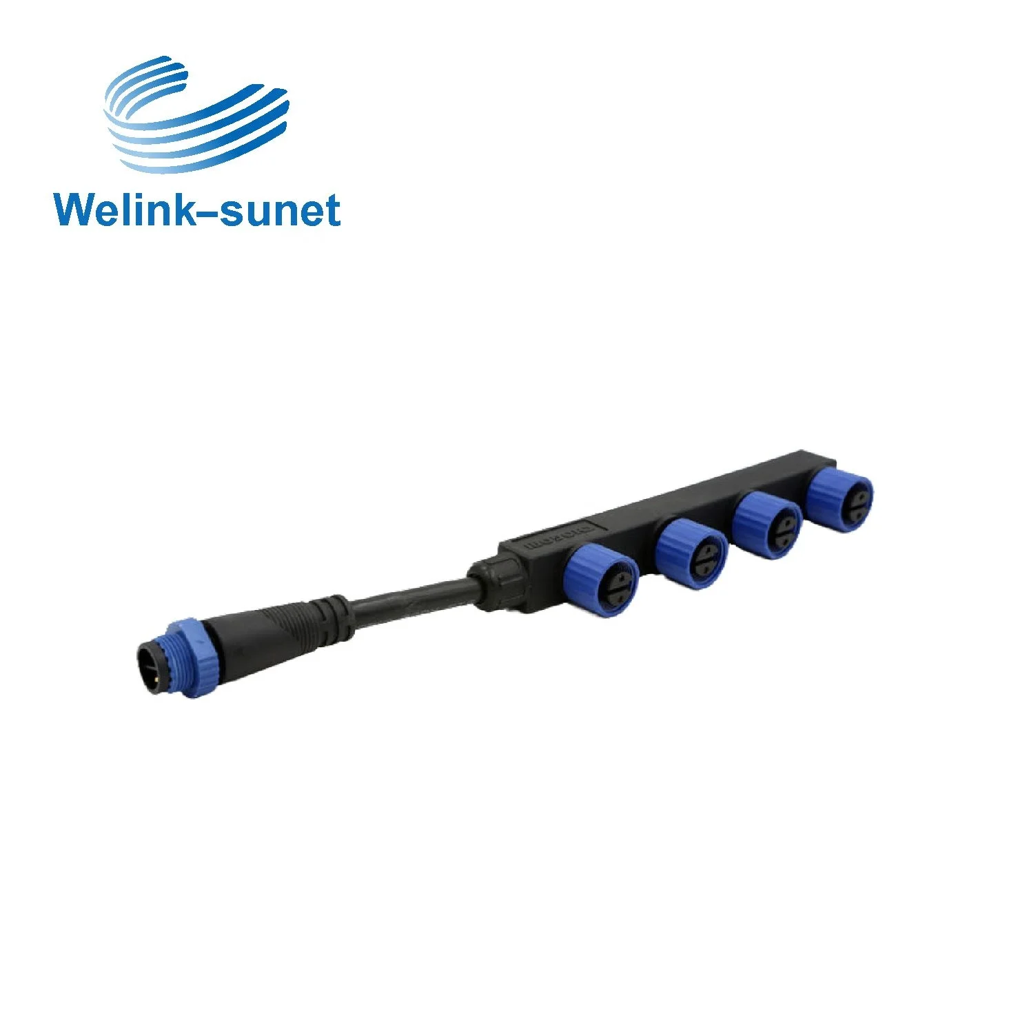 M15 серии светодиодный водонепроницаемый разъем для промышленного жгута проводов