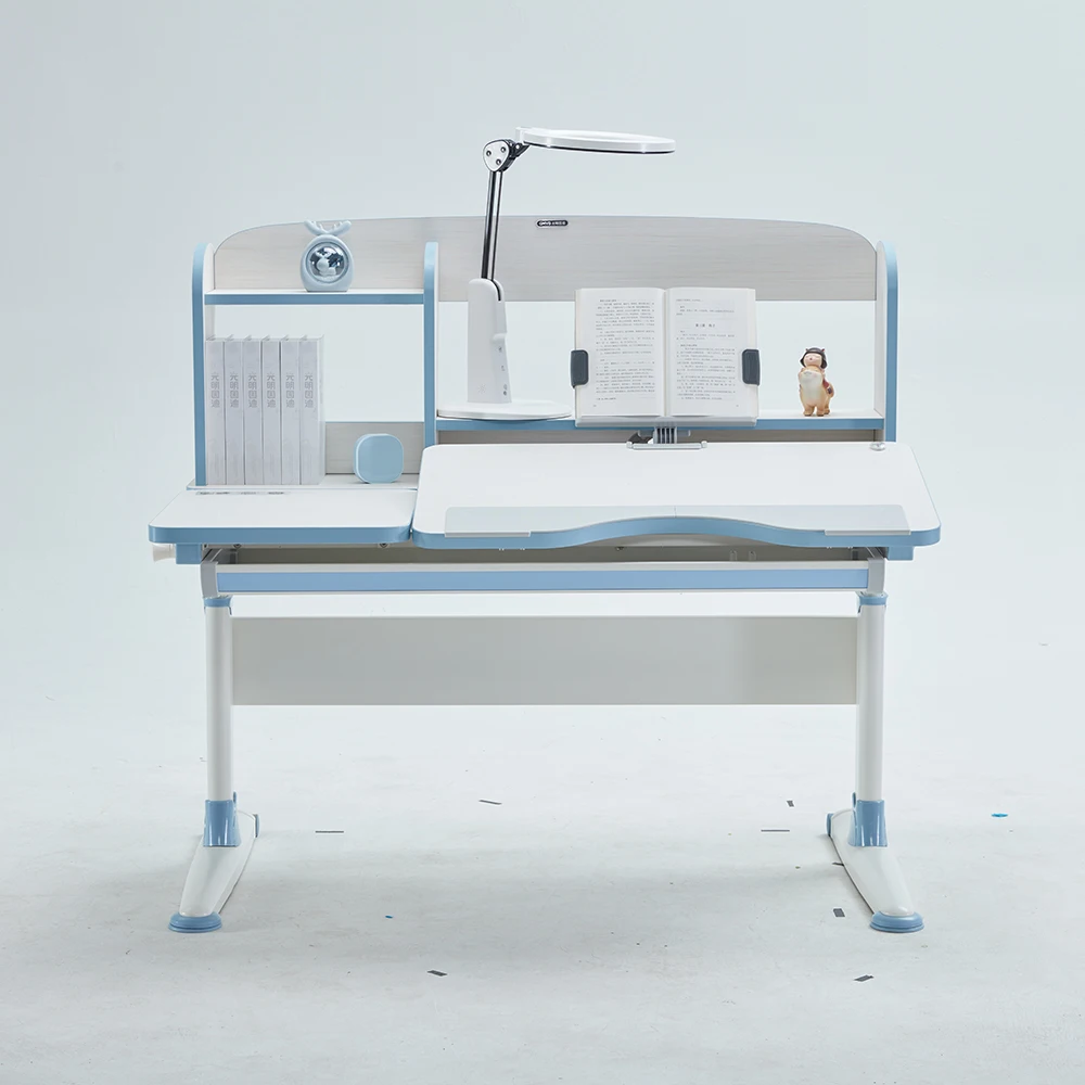 
Pink Color Height Adjustable Ergonomic Educational Kids Children Table And Chair Study Set For Girls study table with storage 