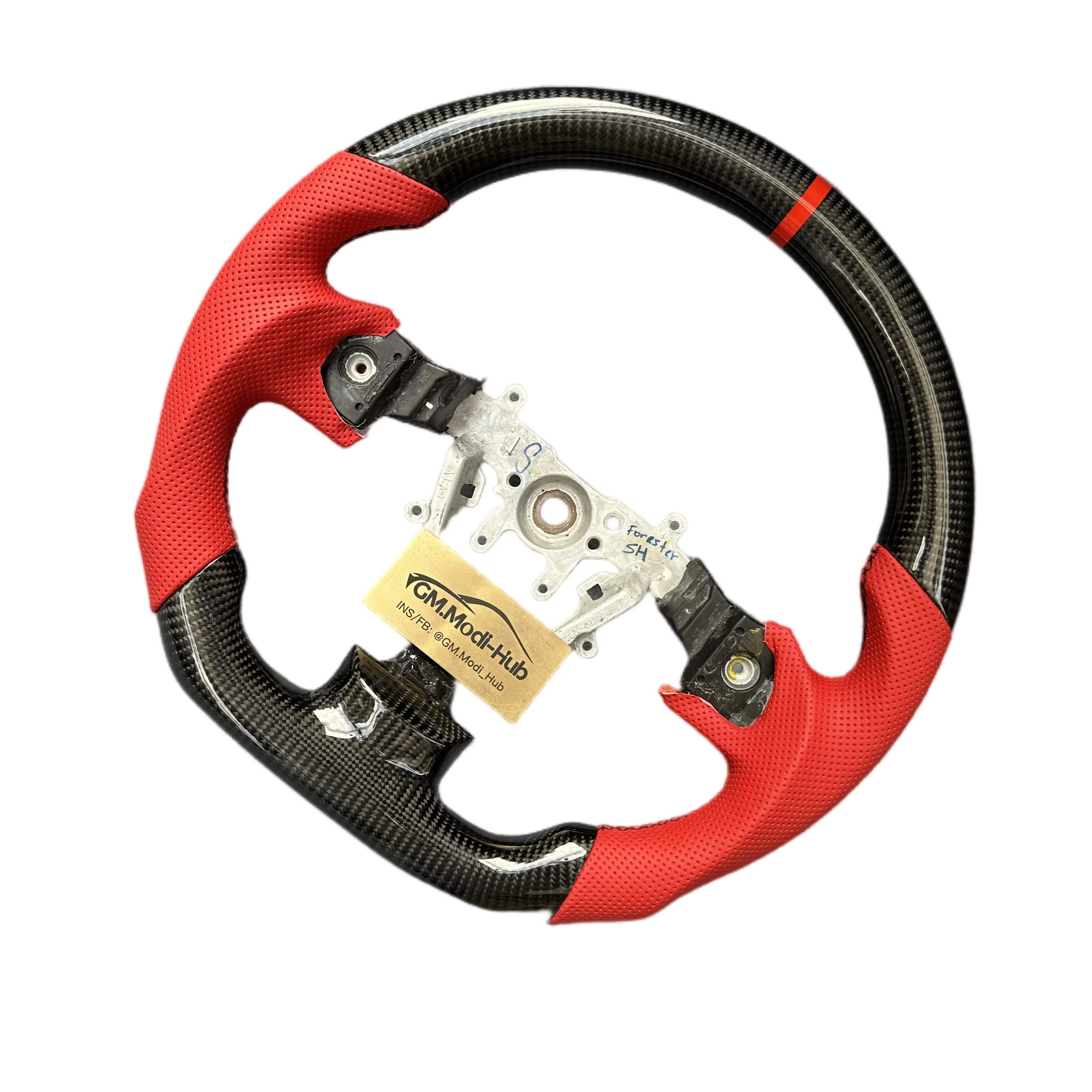 GM.Modi-Hub заводское прямое рулевое колесо из углеродного волокна для Subaru 2008-2014 Impreza WRX STI
