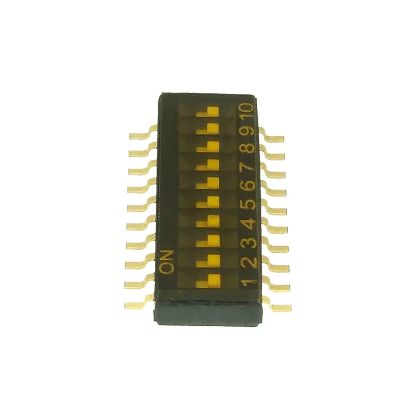  DIP 10 PIN J Lead SMD Dip Switch 1 27 мм шаг в