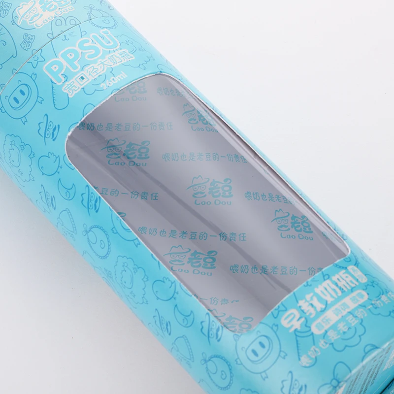 Custom  Eco-Friendly Cylinder Packaging Box Scarves T-Shirt Tube Packaging Round Cardboard Box For Clothing With Window