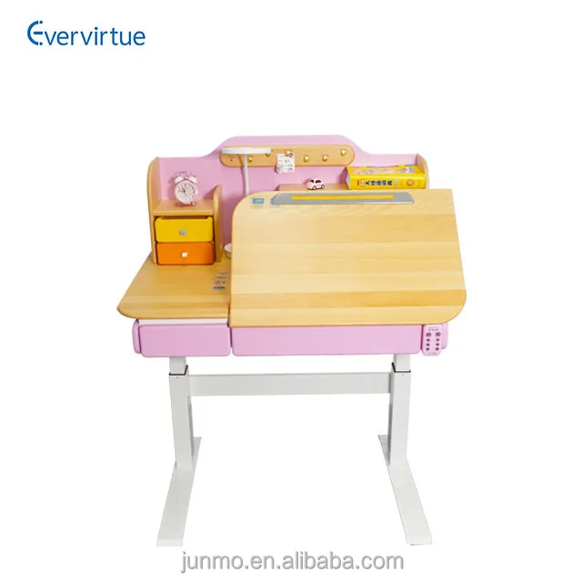 Глобальная оптовая цена прямые поставки Интеллектуальный Электрический Регулируемый Детский Рабочий стол набор