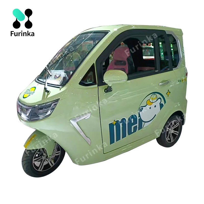 EEC certified 4 wheels cabin scooter enclosed mobility cabin electric scooter outdoor micro car