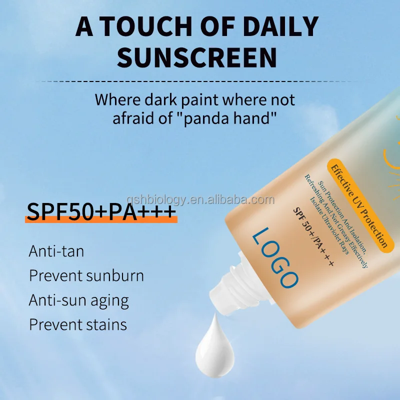 Private Label Mineral Sun Screen Cream Spf 50 Sunscreen Serum Baby Sunscreen Whitening Face Sunblock Lotion Sunscreen For Body