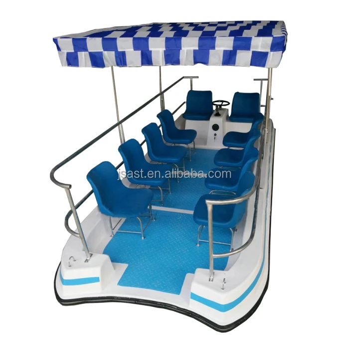 Electric water cruise boat with long standby time, large capacity of 10 people, suitable for family outings
