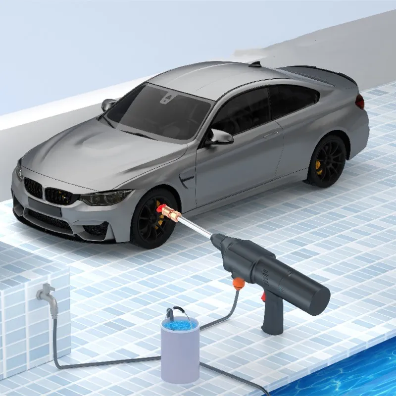 Easy to carry wireless foam gun car wash