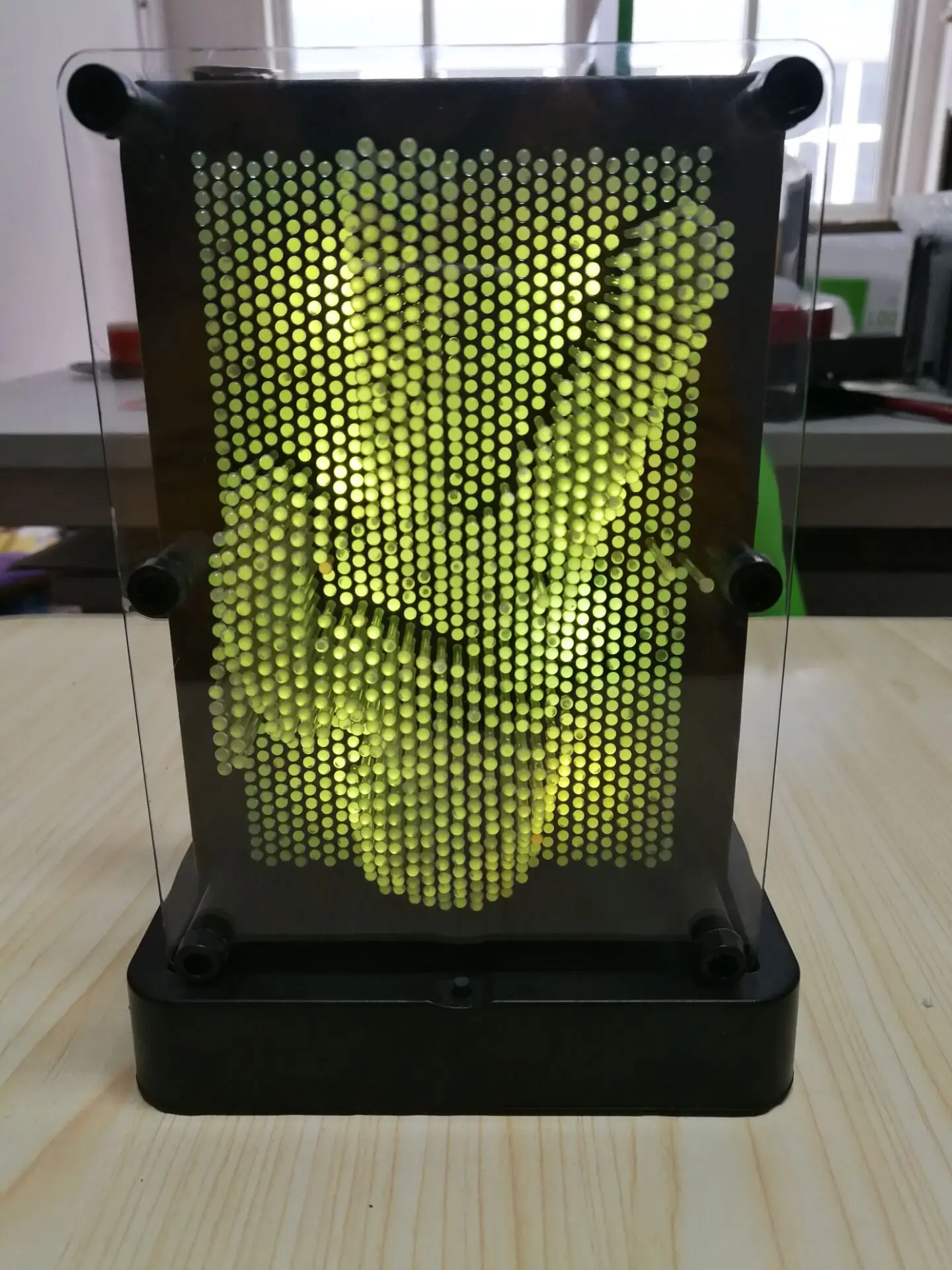 Custom fingerprint board game 3d pin art sculpture kids adults classic 3d pin art toy