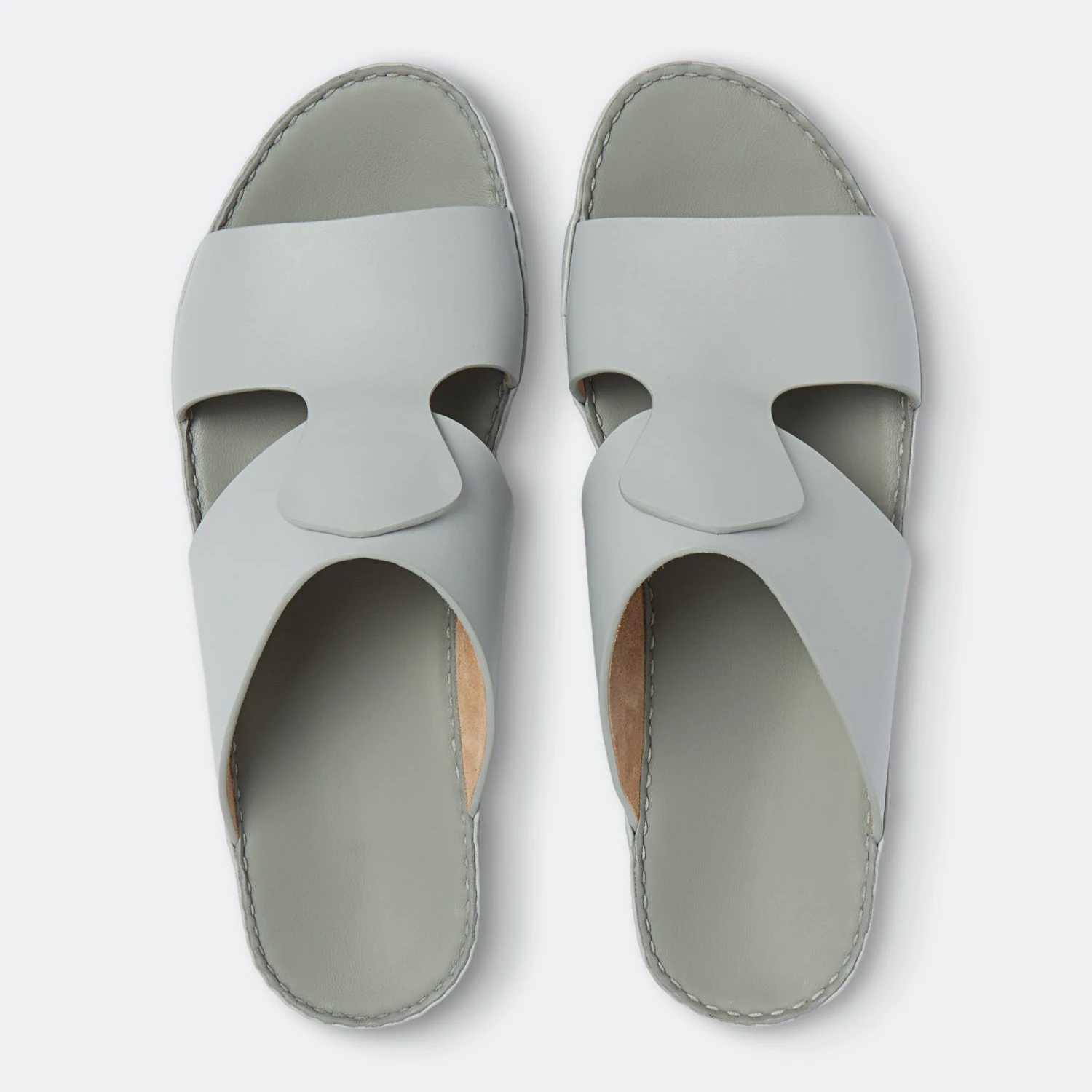 SHIKOL arabic sandals mens genuine leather comfort breathable slides high quality handmade platform custom man arabic sandals