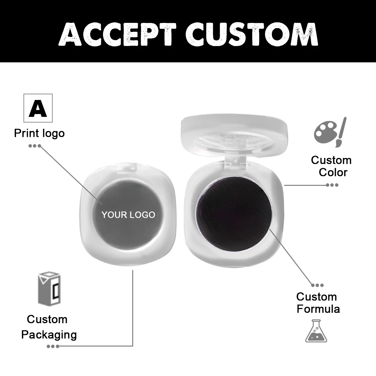 OEM Unique Longlasting Magic PH Color Changing Blush Wholesale Natural Vegan Lip And Cheek Make Up Black Changing Blush