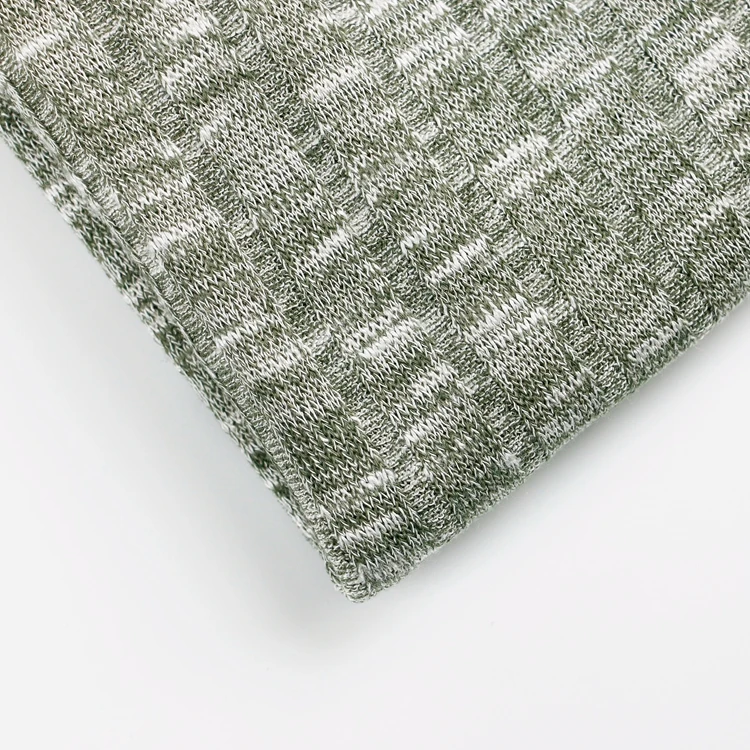 
Fabric Ribrib Brand New 19% Spandex 81% Polyester Ocean Recycled Ribbed Stretch Fabric 