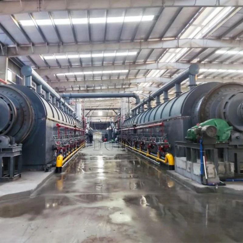 March Expo 2023 Hot Sale Waste tire recycling production line for Recycling Tire Rubber Powder to Fuel Pyrolysis Plant