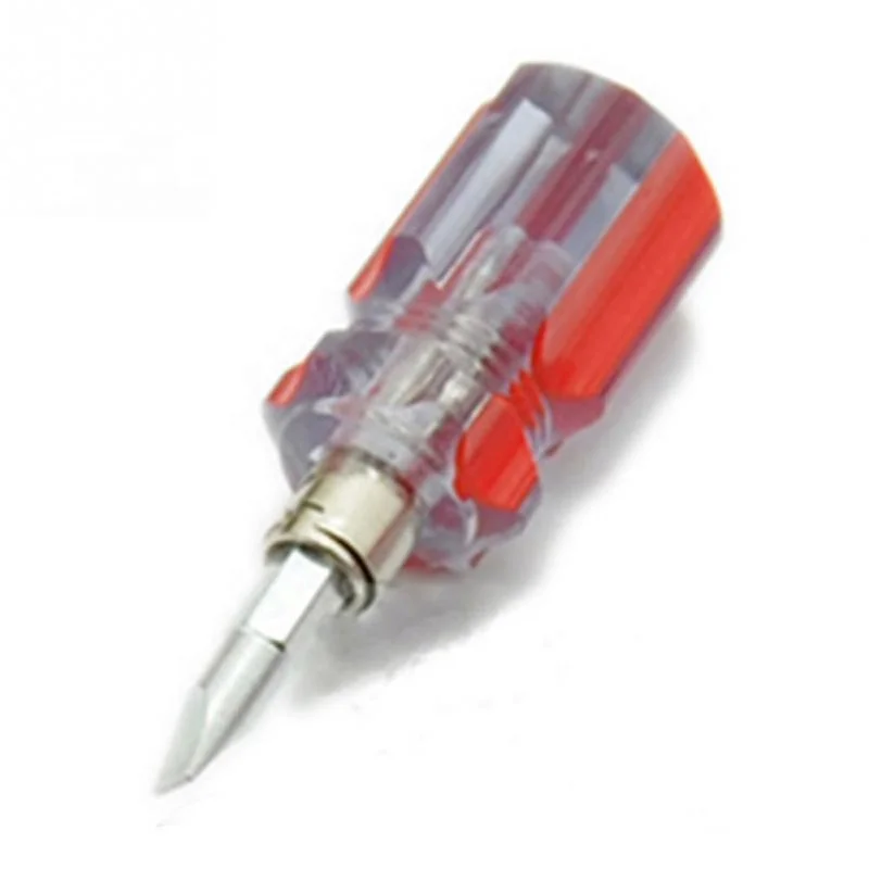 Mini Bidirectional Swivel Screwdriver Flat Tip Screwdriver Double-headed For DIY Repair Tools