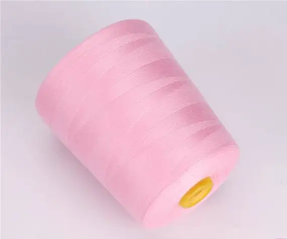 Polyester 3 Strands 403 Sewing Thread by White Pagoda Toys Dyed Pattern Curtain Subthread 5000 Yards White Sewing Yarn