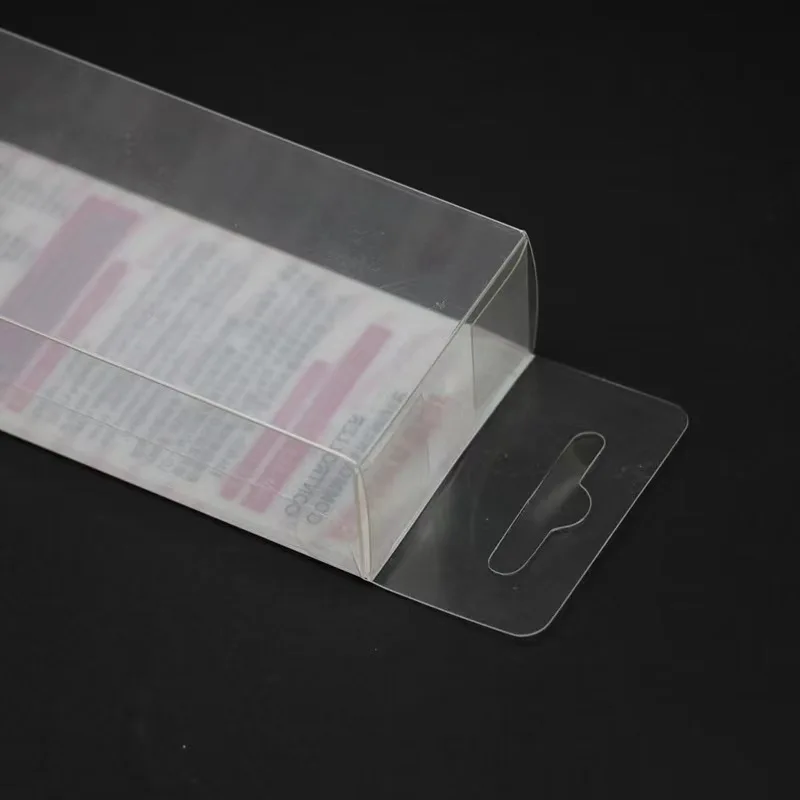 CUSTOMIZED CLEAR PVC PET  REMOTE CONTROL PACKAGING BOX LONG PLASTIC ELECTRONIC BOX DIRECT FACTORY