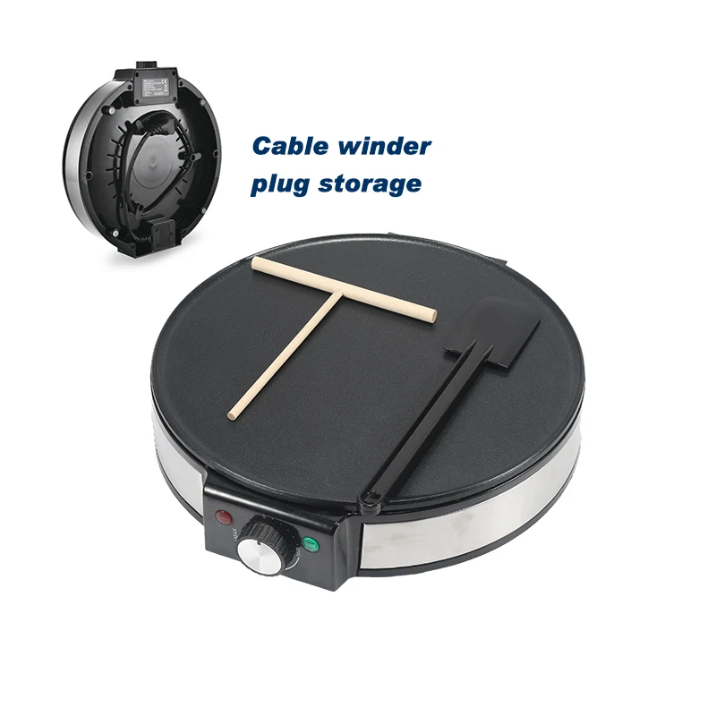 Бытовая Автоматическая блинная машинка с антипригарным крепом и блинчиками разбрасывателем теста