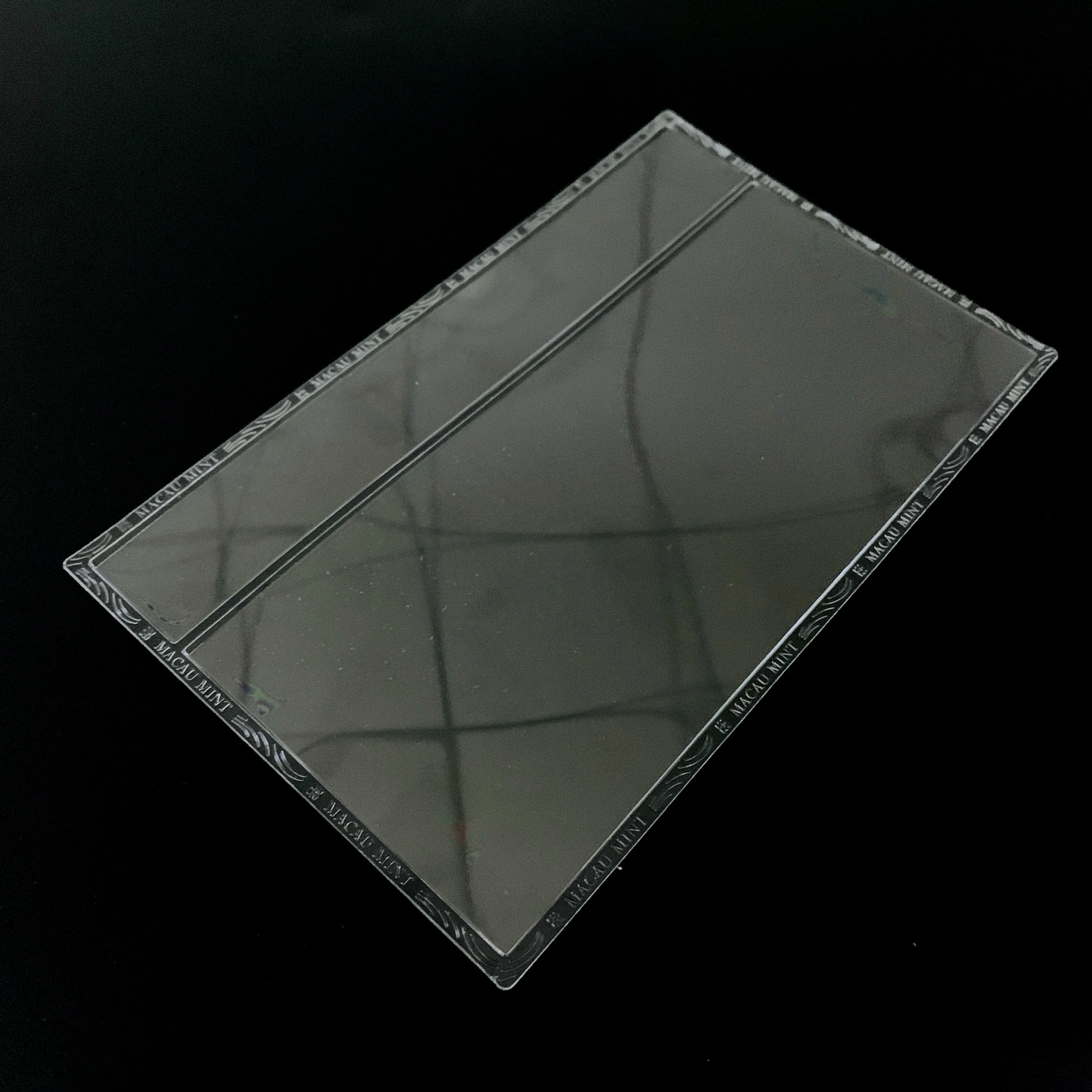 
PET sleeve film Protective cover for bank note exhibition display box PMG paper money bag Transparent inside pages 