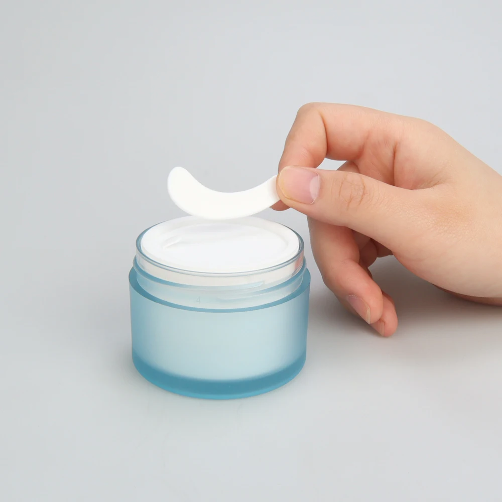 New Design Colorful Makeup Container 1oz 30g Thick Wall PET Refillable Blue Cosmetics Purple Skin care Jar with lids