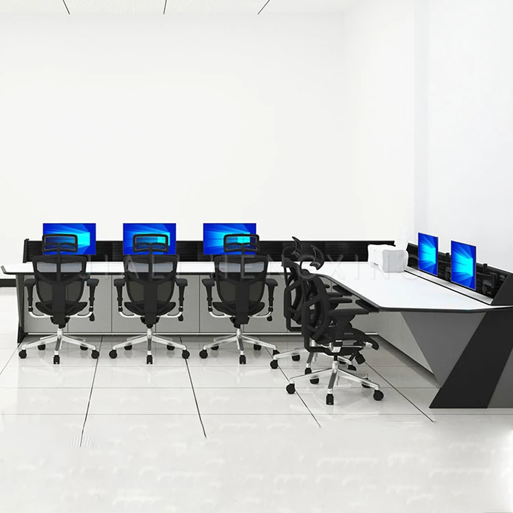 High Quality Control Room Console Desk Combined Table Command Center Monitoring Console