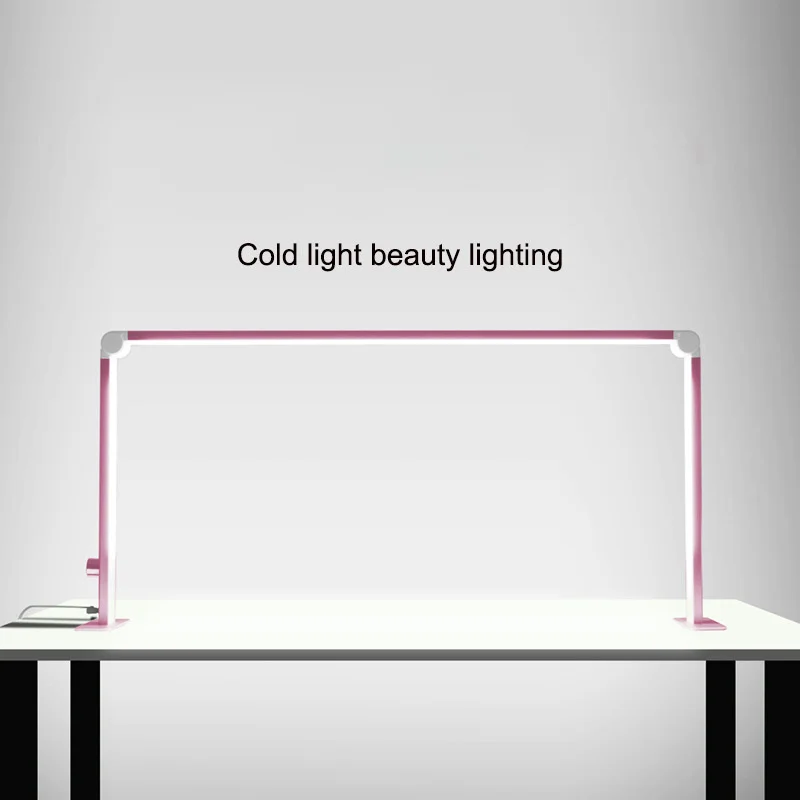 Nail lighting table lamp foldable desktop cold light fill light large-size beauty embroidery lamp