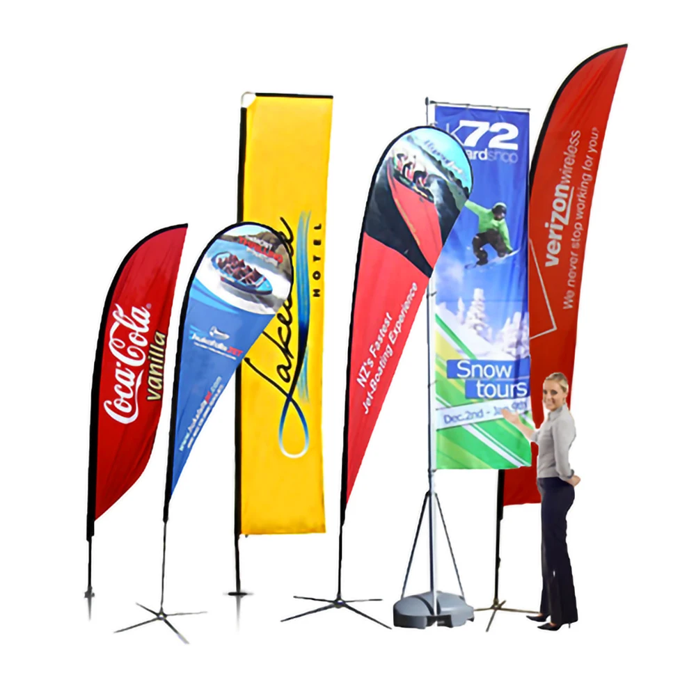 Advertising Custom Flying Banners Bali Bow Sail Swooper Teardrop Flag ,Feather Flag Banners,Beach Flags