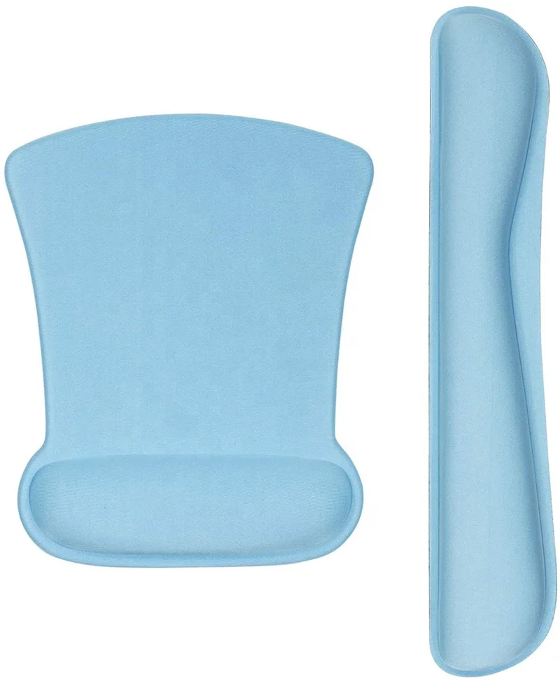 Sponge Keyboard Wrist Rest Mouse Pad Wrist Support Ergonomic Design for Office Home Office Laptop Desktop Computer