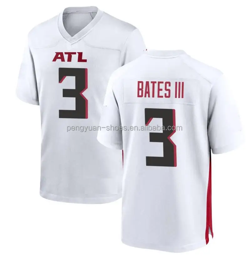 Best Quality #3 Jessie Bates III #7 Bijan Robinson #9 Michael Penix Jr. #18 Kirk Cousins Stitched American Football Jersey