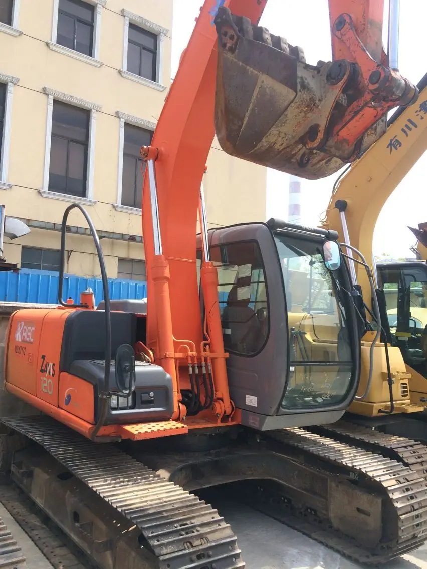 Hitachi использованный экскаватор ZX120 для продажи