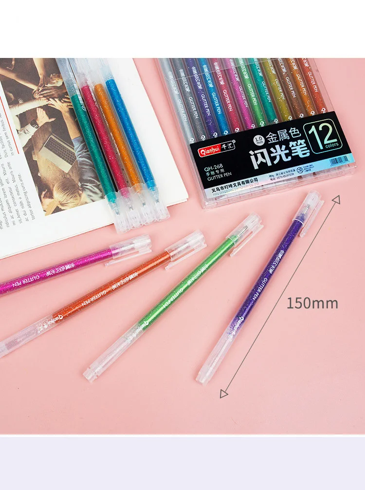 2022 Promotion and Gel Pen  0.7mm 60/100 Multicolor Gel Pen Art Set Can Monochrome and multicolor options
