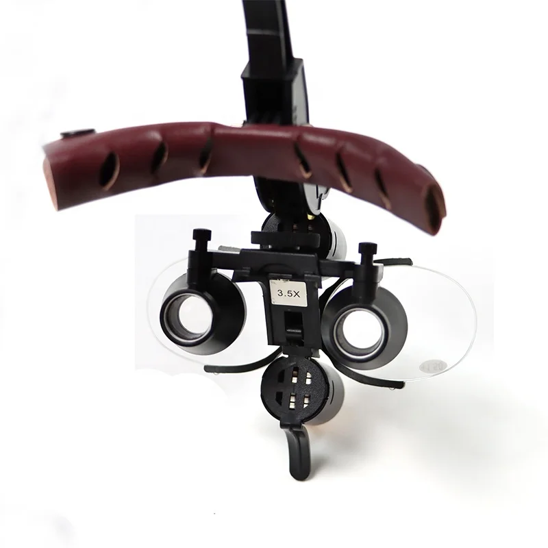 Anteeth New Lab Equipment Dental Magnifier Surgical loupes 5W Led headlight Loupe Binocular Dental Loupe 3.5x