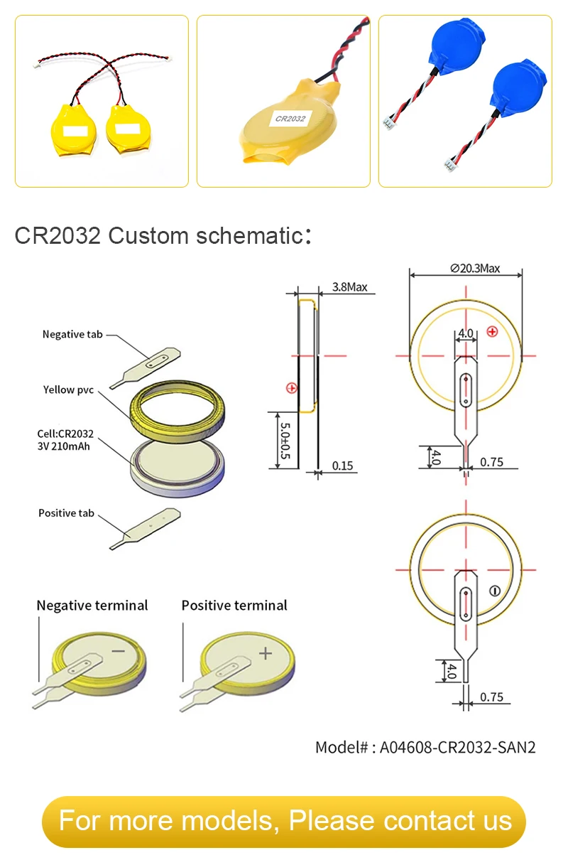 Customize Brand Logo Button Cells Lithium CR2032 CR2025 CR2016 Batteries