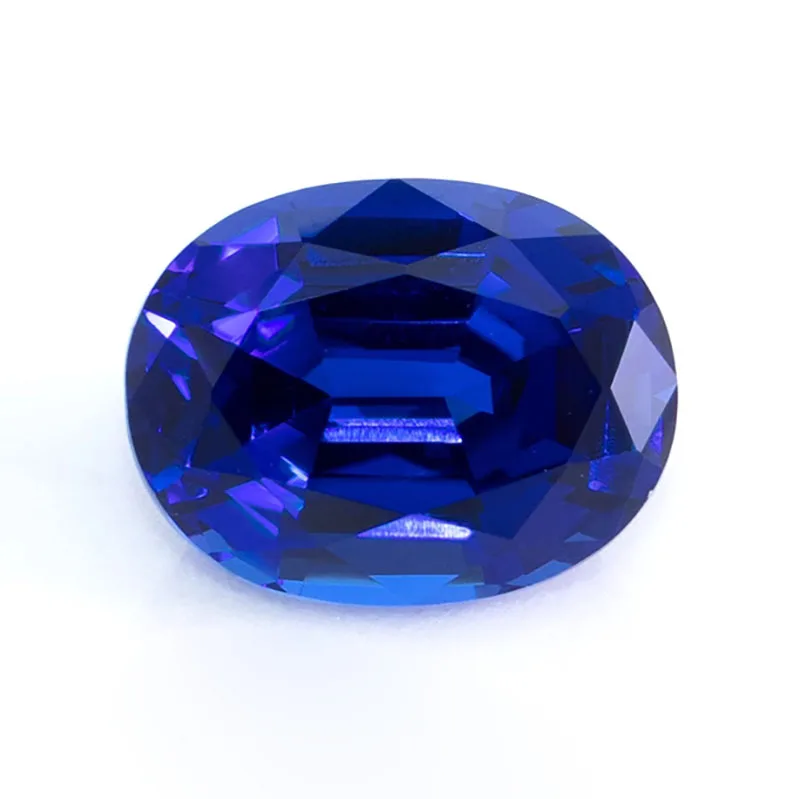 Oval Cut Loose Faceted Lab Grown Sapphire Ruby Alexandrite Emerald Paraiba Padparadscha lab grown gemstone All sizes and Colors