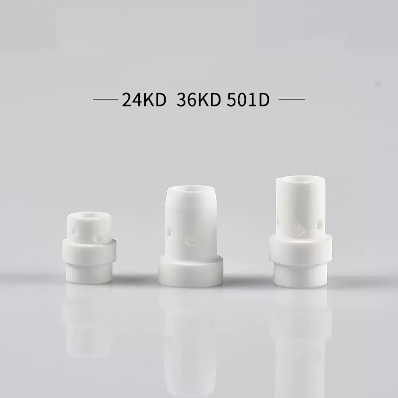 XYS Quality Binzel  24KD 36KD 501D Spare Parts Gas Diffuser  Co2 Welding Torch Welding Gun Gas Diffuser White ceramic