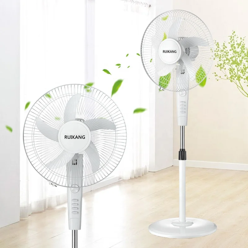 Wholesale Price 16 Inch Appliance Electric Cooling Stand Fan South Africa Pedestal Standing Plastic Grill Electric Fan