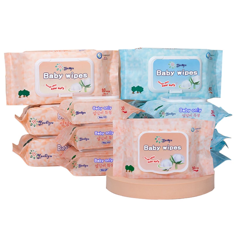 Yashiyu 60pcs face cleansing moist towel/moist towelettes wet tissue paper